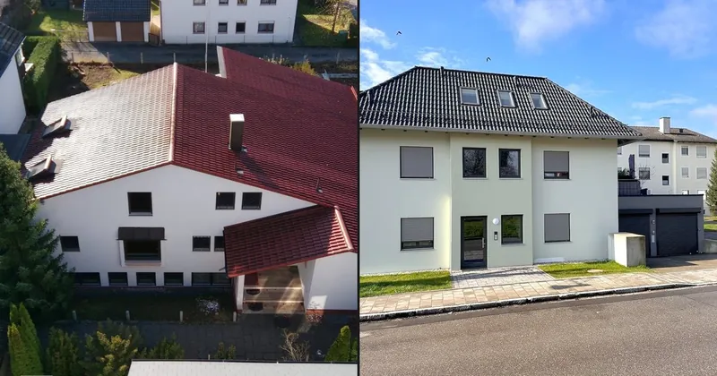Altbau in Gilching und Neubau in Bad Aibling im Vergleich